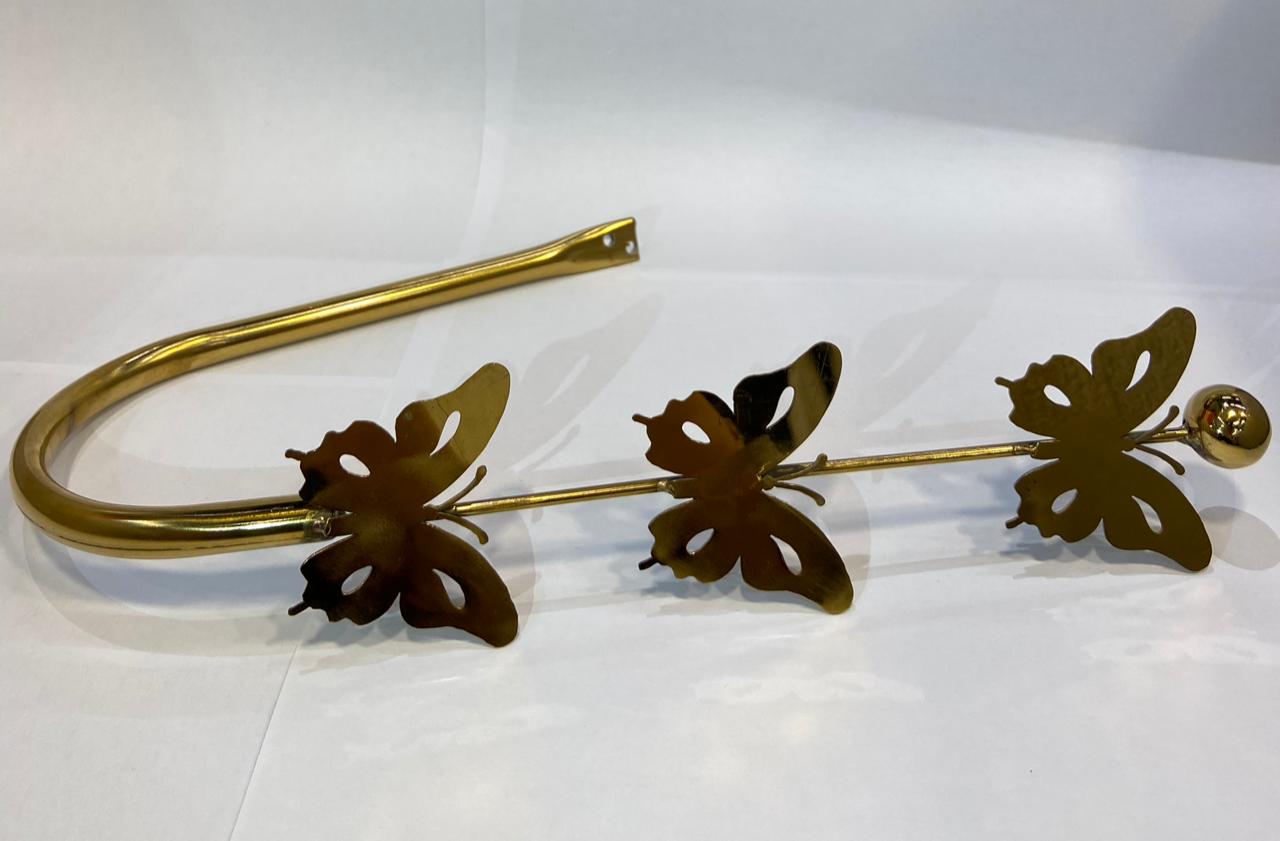 Golden Butterfly Curtain Tieback
