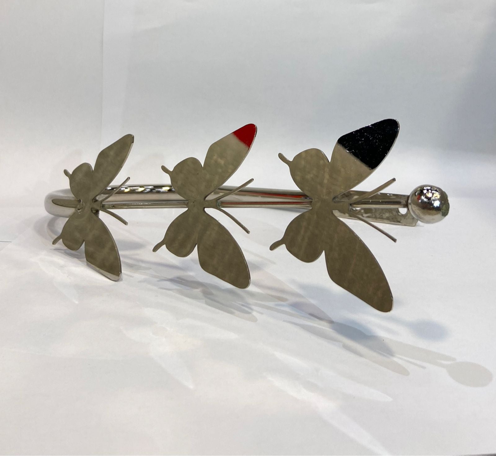 Silver butterfly Curtain Tieback