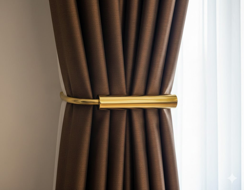 Gold Luxe Curtain Tieback