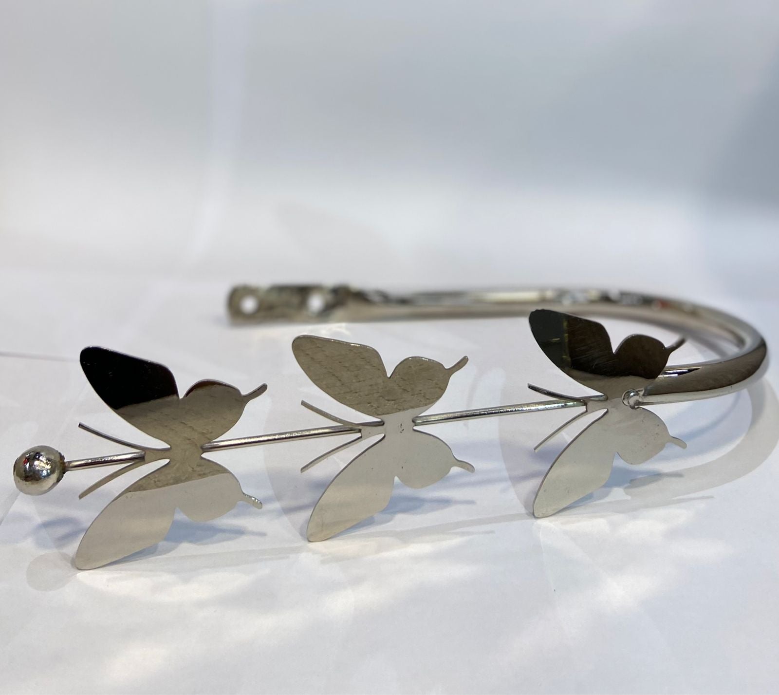 Silver butterfly Curtain Tieback